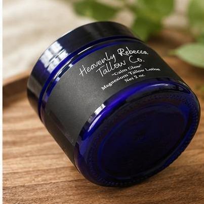 “Calm Glow” – Magnesium Tallow Lotion 2oz glass jar