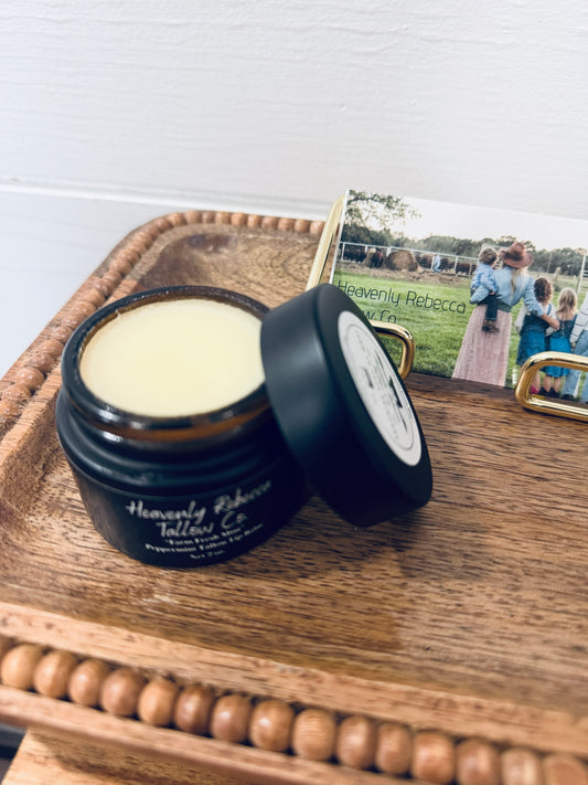“Farm Fresh Mint”- Peppermint Tallow Lip Balm 1oz