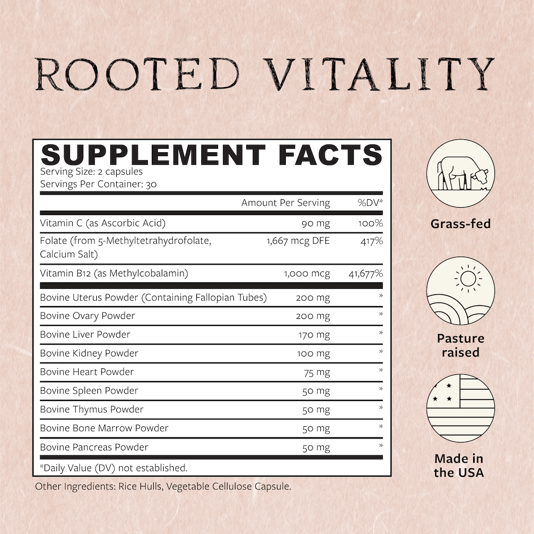 Rooted Vitality — 30-Day Supply